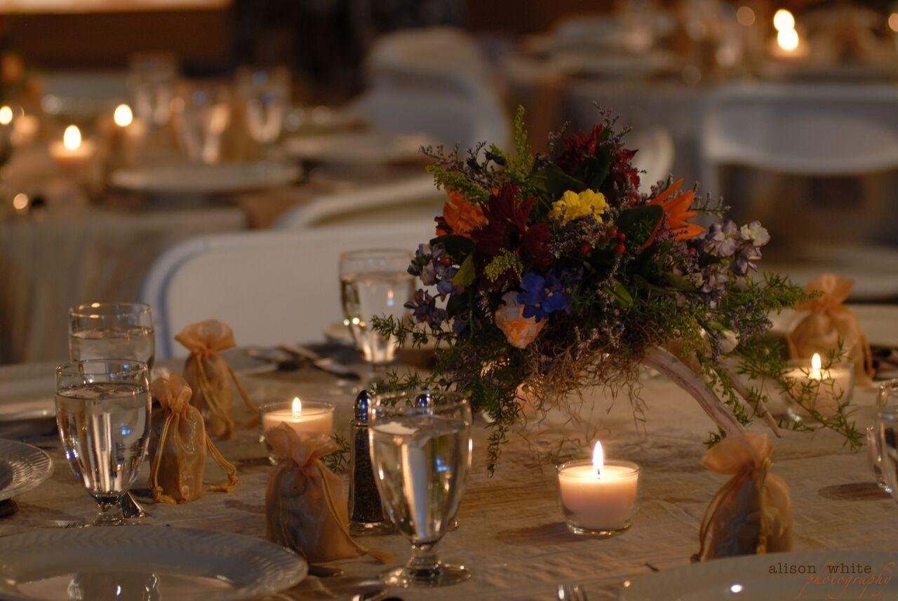 Table Setup in Exhibit Area